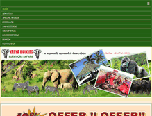 Tablet Screenshot of kenyawalk.com